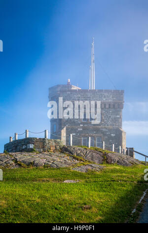 Der Cabot Tower auf Signal Hill in der Nähe von St. John's Neufundland und Labrador, Kanada. Stockfoto