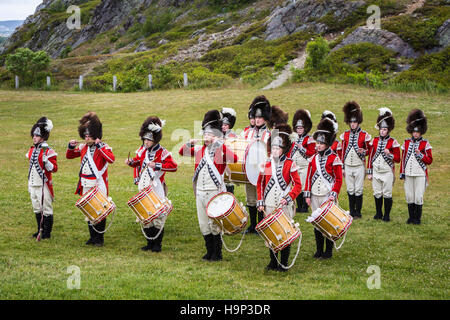 Das historische Ereignis der Signal Hill Tattoo in St. Johns Neufundland und Labrador, Kanada. Stockfoto