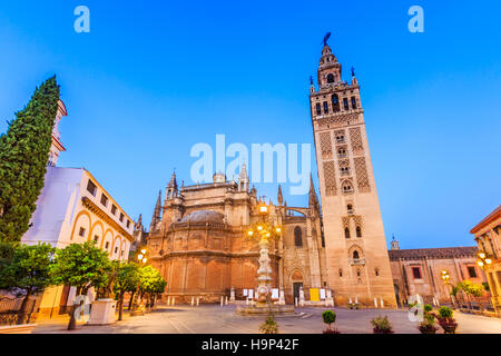 Sevilla, Spanien. Kathedrale der Heiligen Maria des Stuhls. Stockfoto