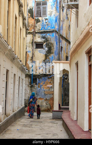 Straßen der Altstadt Stonetown, Zanzibar Stockfoto