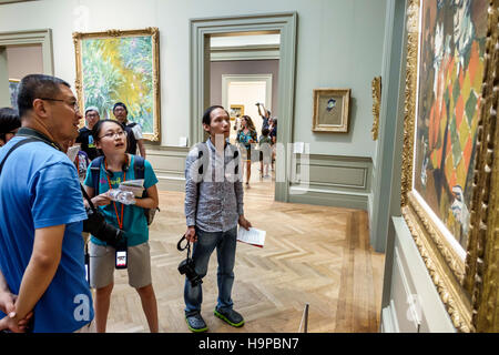 New York City, NY NYC, Manhattan, Upper East Side, Fifth Avenue, Metropolitan Museum of Art, Met, Galerien, Malerei, im Lapin Agile, Pablo Picasso Stockfoto