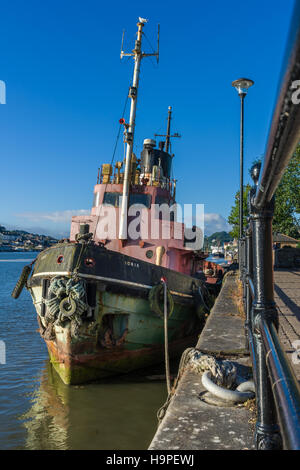 Fluss Themse Tug Boat Ionia Stockfoto