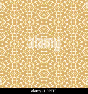 Schneeflocken auf Beige nahtlose Hintergrund Stockfoto