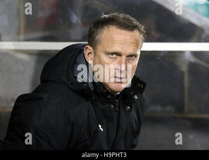 AZ Alkmaar-Manager John van Den Brom in der UEFA Europa League match bei Tallaght Stadium, Dublin. Stockfoto