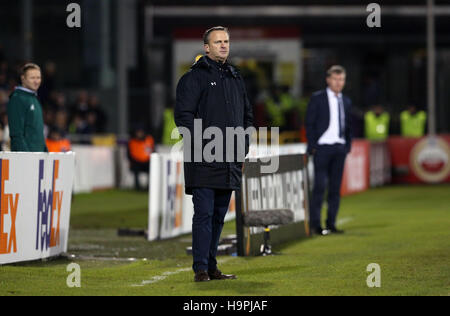 AZ Alkmaar-Manager John van Den Brom in der UEFA Europa League match bei Tallaght Stadium, Dublin. Stockfoto