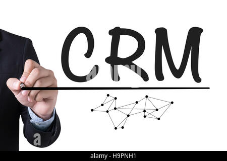 Business Kunden CRM Management Analyse Service-Konzept Stockfoto