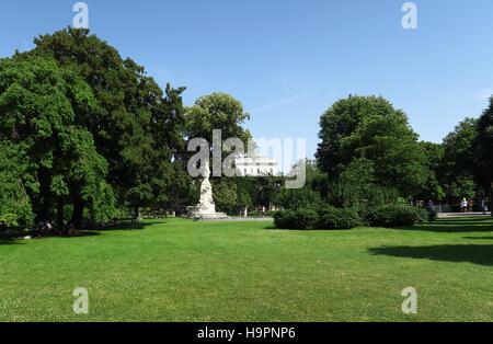 Statue von Mozart in der Hofburg in Wien - Österreich Stockfoto