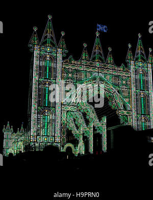 Straße des Lichts, George Sreet Edinburgh Schottland Stockfoto