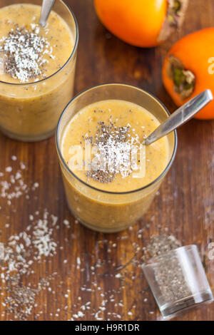 Gesundes Frühstück-Smoothie Stockfoto