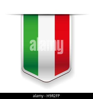 Italien-Flagge-Band Stock Vektor