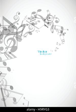 Abstrakt mit grauen Tönen - vertikale Ausführung Stock Vektor