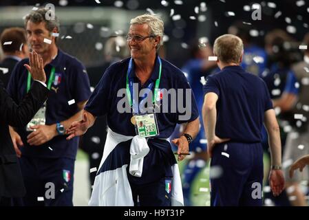 MARCELLO LIPPI Italienisch COACH Olympiastadion BERLIN Deutschland 9. Juli 2006 Stockfoto