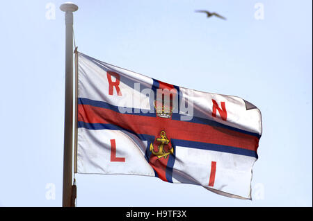 Ein Royal National Institute of Rettungsboote flag Stockfoto