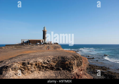 Leuchtturm am Punta de Jandia, Fuerteventura, Kanarische Inseln, Spanien Stockfoto