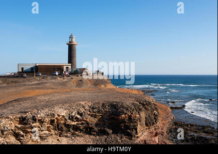 Leuchtturm am Punta de Jandia, Fuerteventura, Kanarische Inseln, Spanien Stockfoto