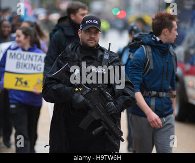 Der Lord Bürgermeister Show 2016 in der City of London, die Welten größte unzensiert Prozession feiert seinen ersten Tag im Amt. Stockfoto