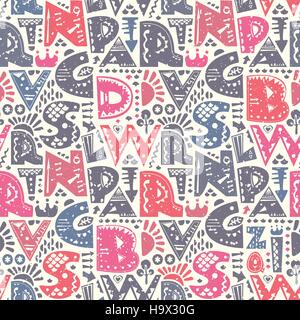 Nahtlose Hintergrund mit grünen Blumen Stock Vektor