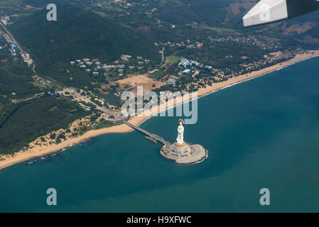 Guan Yin Statue von Nanshan-Tempel in der Nähe von Sanya, Insel Hainan, China Stockfoto