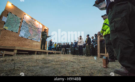 Der Big Windy Complex Wildlands Fire in Galice, Oregon, wurde vom USDA Forest Service verwaltet, um natürliche Ressourcen und Gemeinden zu schützen und gleichzeitig das Brandrisiko in der Region zu kontrollieren. Stockfoto