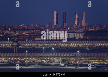 Adolfo Suárez Flughafen, Madrid Stockfoto