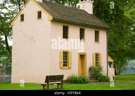 Hibbs Haus, Washington Crossing historischen Park, Pennsylvania Stockfoto