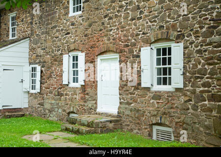 Thompson-Neely Haus, Washington Crossing historischen Park, Pennsylvania Stockfoto