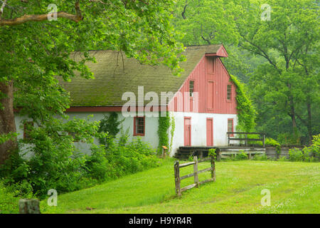 Thompson-Neely Grist Mill, Washington Crossing historischen Park, Pennsylvania Stockfoto