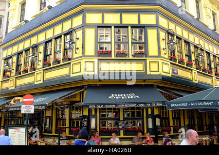 Das Restaurant Opera Medikament, Brüssel, Belgien Stockfoto