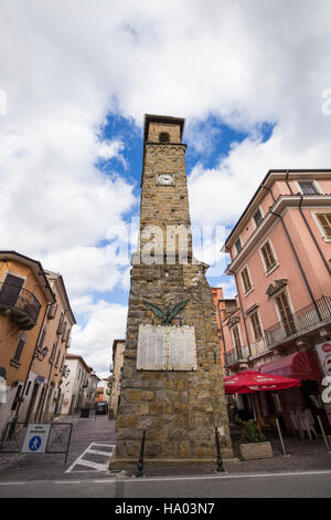 Amatrice, einer Stadt in der Provinz Rieti in Italy.City 24. August 2016 durch ein Erdbeben zerstört Stockfoto