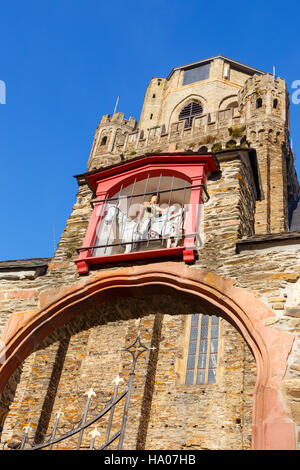 Sankt Martin in Oberwesel, Deutschland. Stockfoto