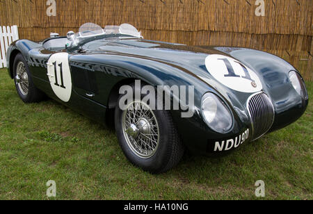 Jaguar C-Type, Goodwood Revival 2016. Stockfoto