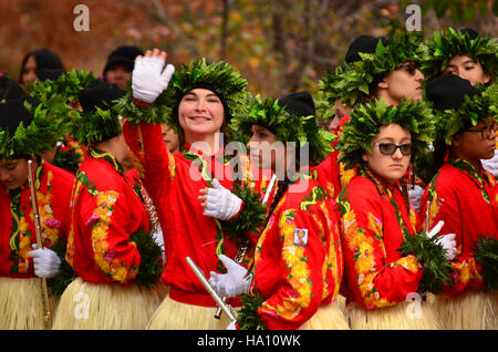 Aloha aus der Na Koa Ali ' i-Hawaii All-State Marching Band Stockfoto