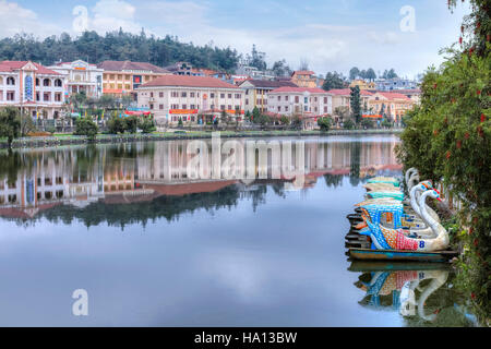 Stadt von Sapa, Lao Cai, Vietnam, Asien Stockfoto