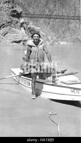 Grand Canyon Nps 4739552458 01584 Grand Canyon Historic-Norm Nevills am Phantom Ranch 1947 Stockfoto