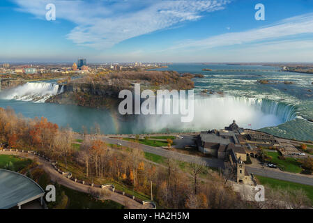 Niagarafälle-Luftbild Stockfoto