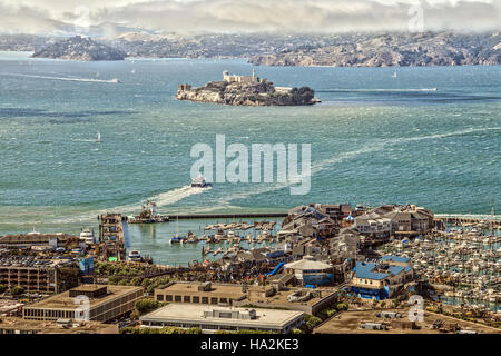 Hafen von San Francisco Stockfoto