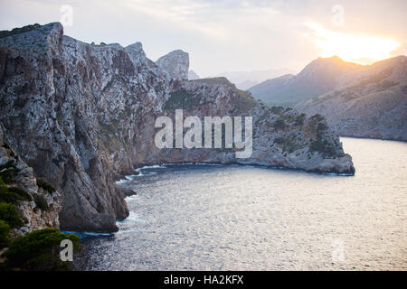 Felsküste, Cap de Formentor, Mallorca, Balearen, Spanien Stockfoto