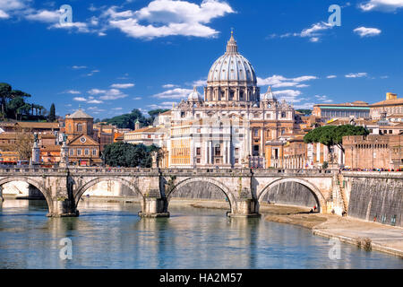 Str. Peters Basilica in Rom, Italien Stockfoto