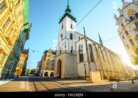 Kirche in der Stadt Brno Stockfoto