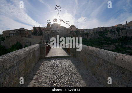 Puente de San Pablo, Saint-Paul Brücke Cuenca, Spanien Stockfoto