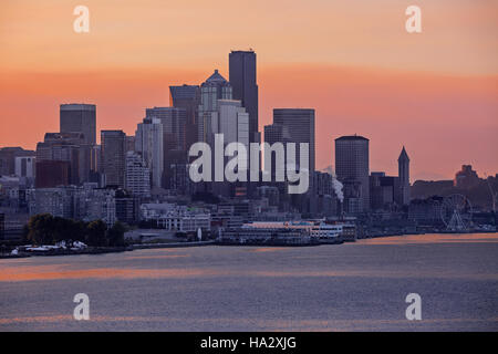Seattle Waterfront, Washington, USA Stockfoto