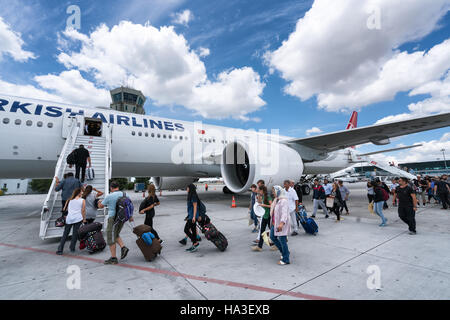 Istanbul Atatürk Flughafen in Istanbul, Türkei Stockfoto