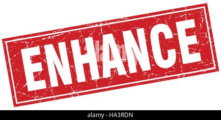 quadratische Stempel zu verbessern Stock Vektor