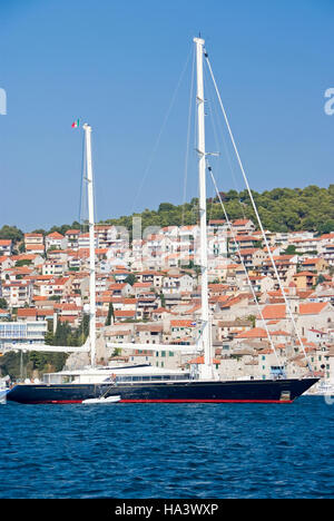 Hafen Stadt Sibenik, Dalmatien, Kroatien, Europa Stockfoto