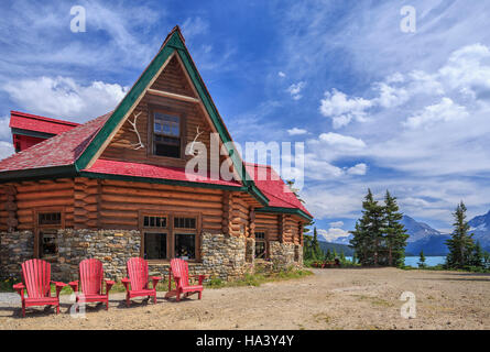 NUM-Ti-Jah Lodge, Banff Nationalpark, Alberta, Kanada. Stockfoto