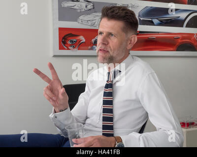 Klaus Busse Head of Design bei Fiat Centro Stile Stockfoto