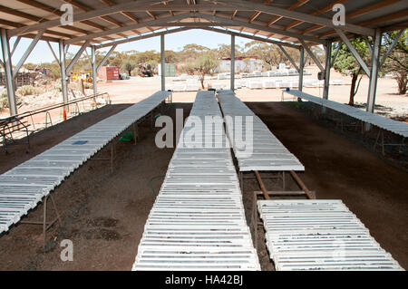 Mining Rock Kern Hof Stockfoto