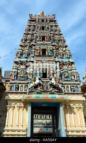 Sri Mahamariamman Hindu-Tempel in Chinatown. Kuala Lumpur, Malaysia Stockfoto