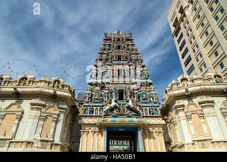 Sri Mahamariamman Hindu-Tempel in Chinatown. Kuala Lumpur, Malaysia Stockfoto