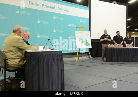 Das Energieministerium konzentriert sich weiterhin auf die Bewältigung energiepolitischer Herausforderungen und die Weiterentwicklung von Technologien, die zur Energiesicherheit in den USA und zur ökologischen Nachhaltigkeit beitragen. Stockfoto